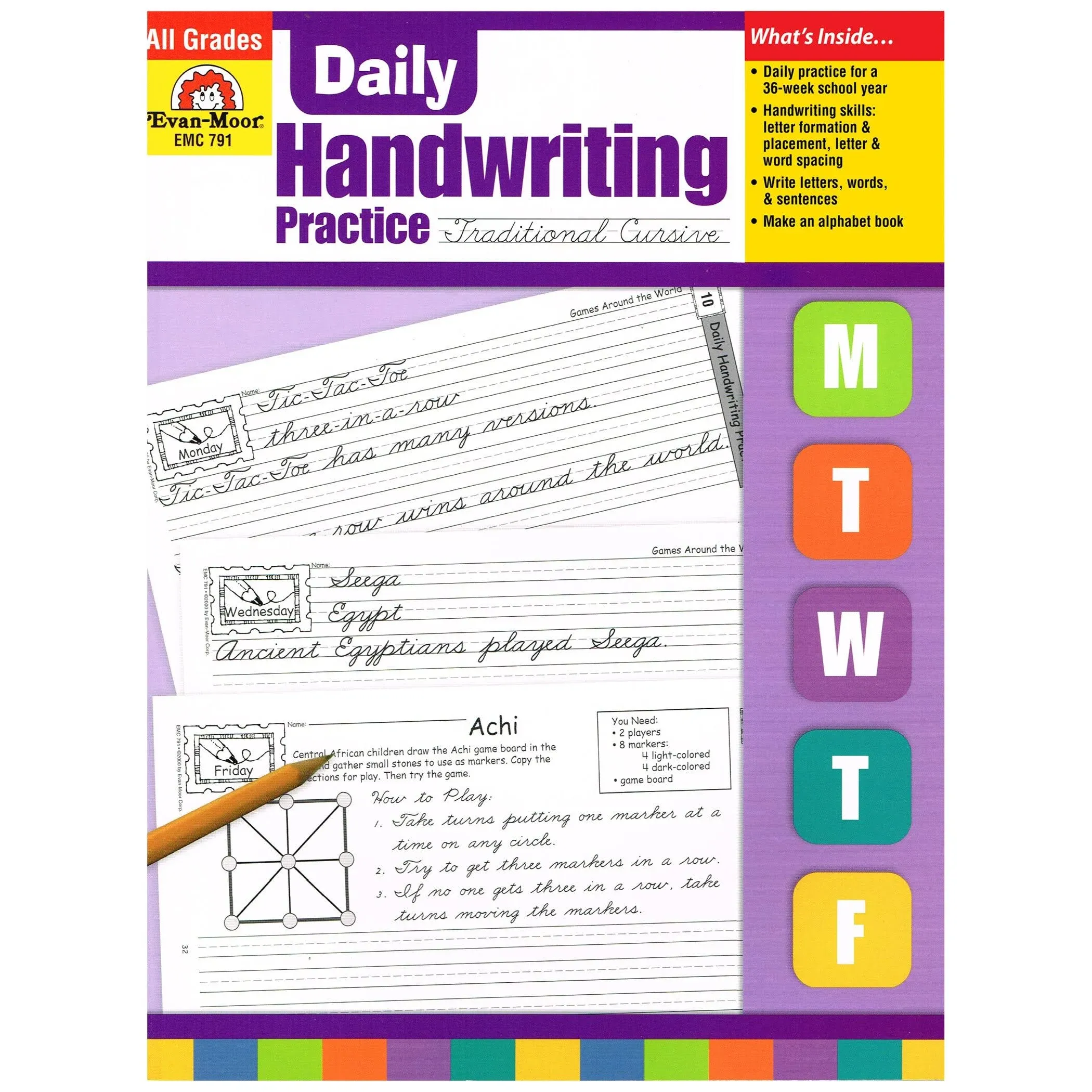 Evan Moor Daily Handwriting Trad Cursive