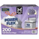 Member&#039;s Mark Power Flex Tall Kitchen Drawstring Trash Bags (13 Gallon, 2 Rolls 