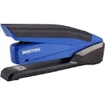 InPower Spring-Powered Desktop Stapler, 20-Sheet Capacity, Blue