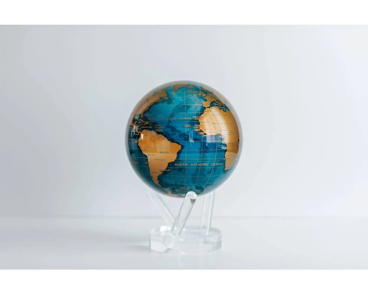 Mova Globe Gold And Dark Blue Ocean 6