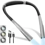 Neck Reading Light, Lights For Reading In Bed At Night, Rechargeable Light Up To 80+ Hrs, 3 Colors & 6 Brightness Levels