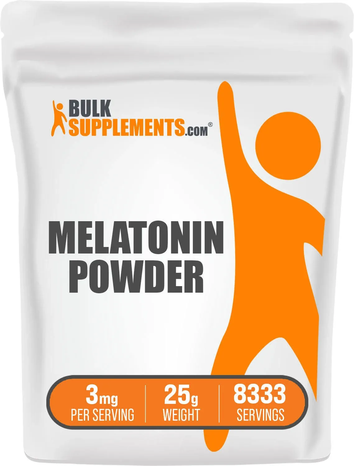 Melatonin Powder | Melatonin Supplement Powder / 50 Grams (1.8 oz) | BulkSupplements