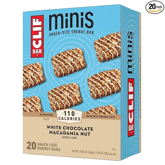 Clif Bar Minis White Chocolate Macadamia Nut Energy Bars (1.24 lbs)