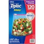 ZIPLOC BAGS| Ziploc Storage Slider Gallon Bags (120 CT) | SameDay Shippers Branded Bag Clip