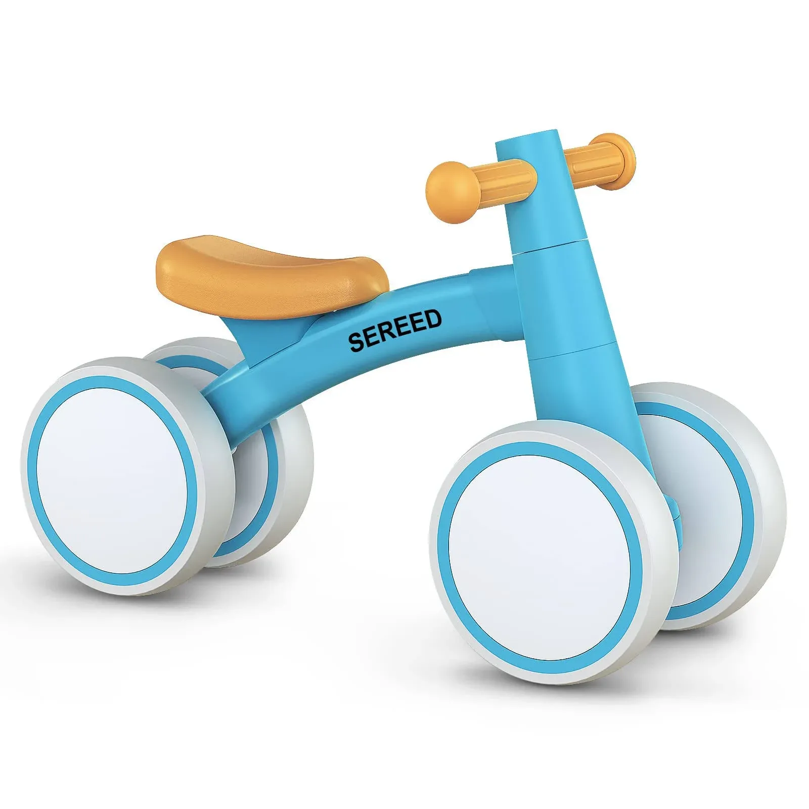 SEREED Baby Balance Bike for 1 Year Old Boys Girls 12-24 Month Toddler Balance Bike, 4 Wheels Toddler First Bike, First Birthday Gifts