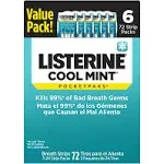 Listerine Pocketpaks Cool Mint Breath Strips