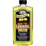 Parker &amp; Bailey Lemon Oil Polish Cleans Renews Wood Surfaces 16 fl oz bottle USA