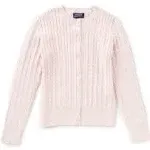 Polo Ralph Lauren Big Girls Cable-Knit Cotton Cardigan - Warm White