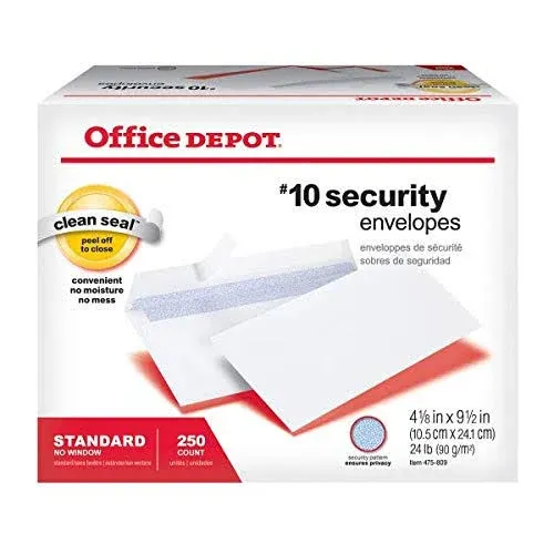 Office Depot Security Envelopes