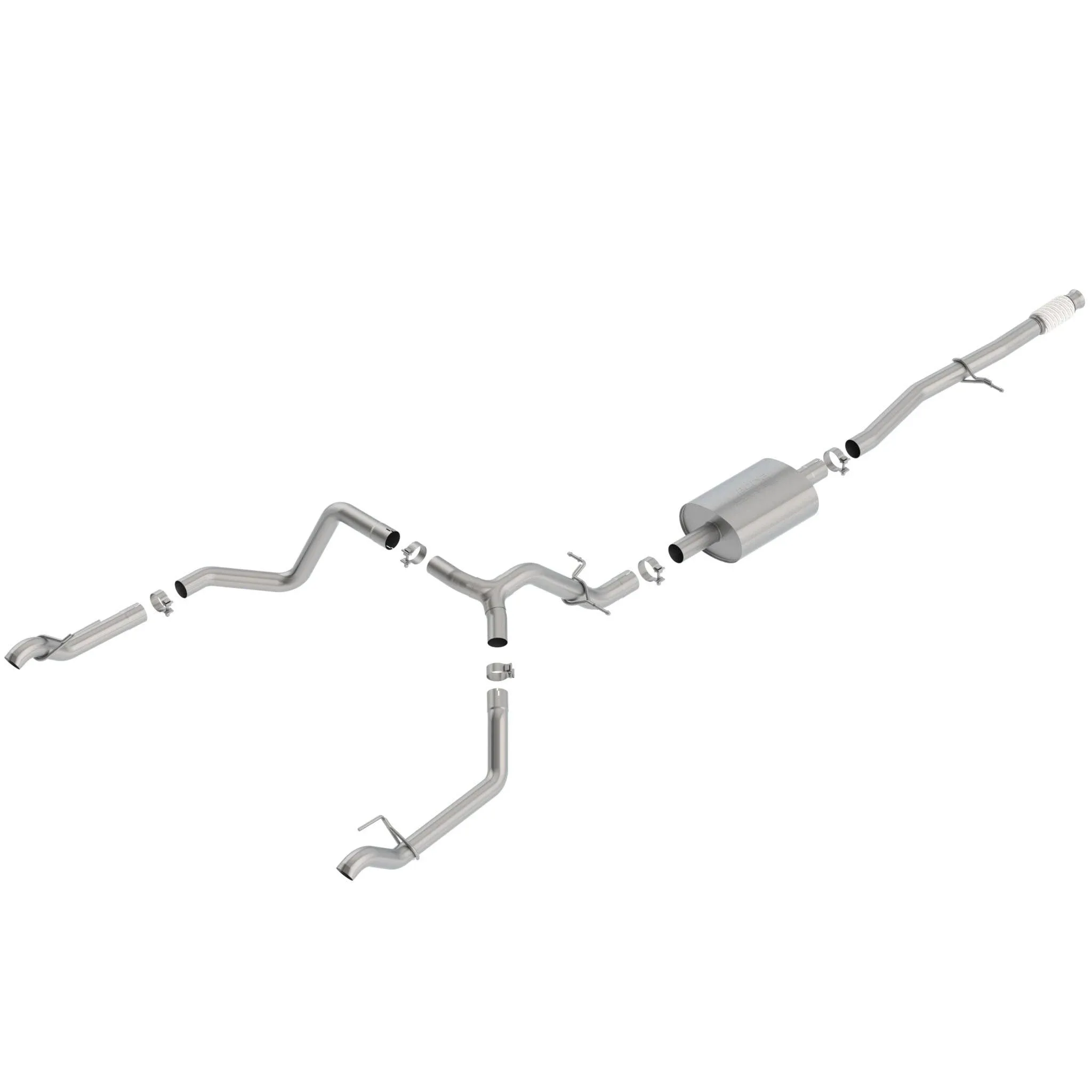 Borla 3", 2.75" Cat-Back Exhaust 2019-2024 Chevy/Gmc Silverado/Sierra 1500 5.3l V8, S-Type Series -140769