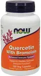 Now Foods Quercetin with Bromelain 120 Capsules