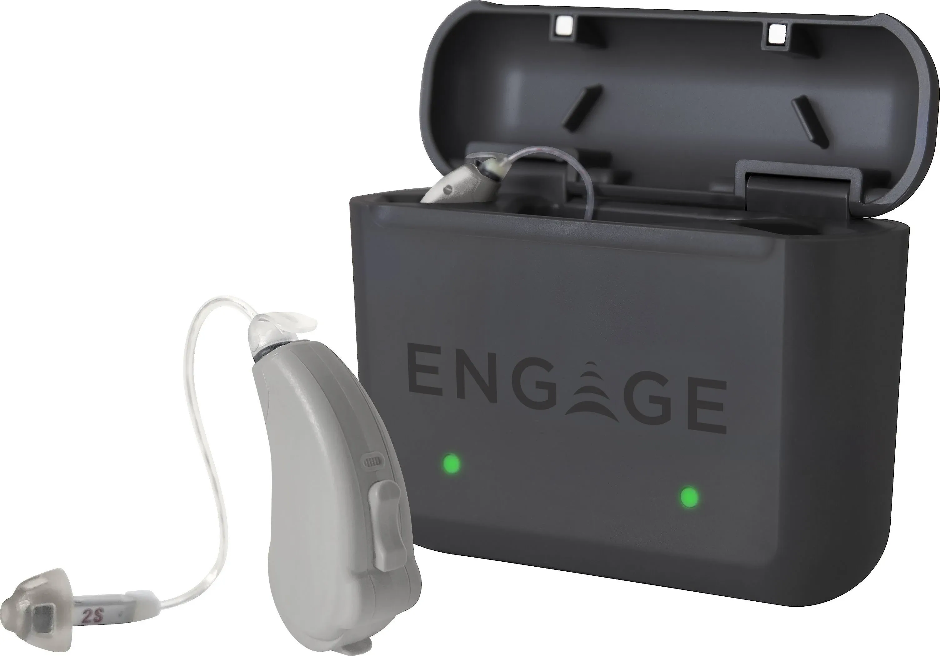 Engage Hearing Aid Pair with Rechargeable Technology Grey Android