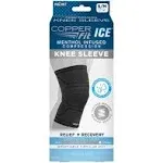 Copper Fit Ice Knee Sleeve, S/M, Unisex