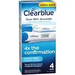 Clearblue Digital and Rapid Pregnancy Test Combo 4 Count Accurate Results