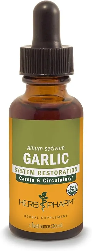 Herb Pharm Cardio & Circulatory Garlic Extract - 1 fl oz dropper