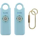 She’s Birdie–The Original Personal Safety Alarm for Women by Women–Loud Siren, Strobe Light and Key Chain in a Variety of Colors (Aqua, 2 Pack)