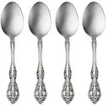 Oneida Michelangelo Fine Flatware Dinner Fork, Set of 4 , 18/10 Stainless Steel, Silverware Set, Dishwasher Safe