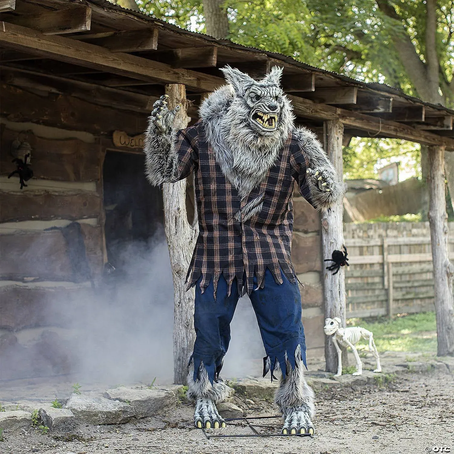 Seasonal Visions Hulking Werewolf Animated Prop