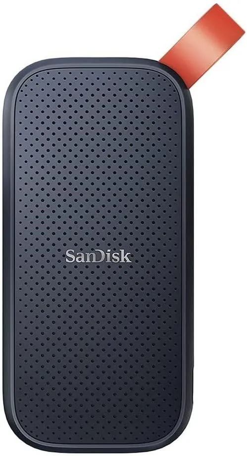 SanDisk 2TB Portable SSD - Up to 520MB/s, USB-C, USB 3.2 Gen 2 - SDSSDE30-2T00-G25,Solid State Drive