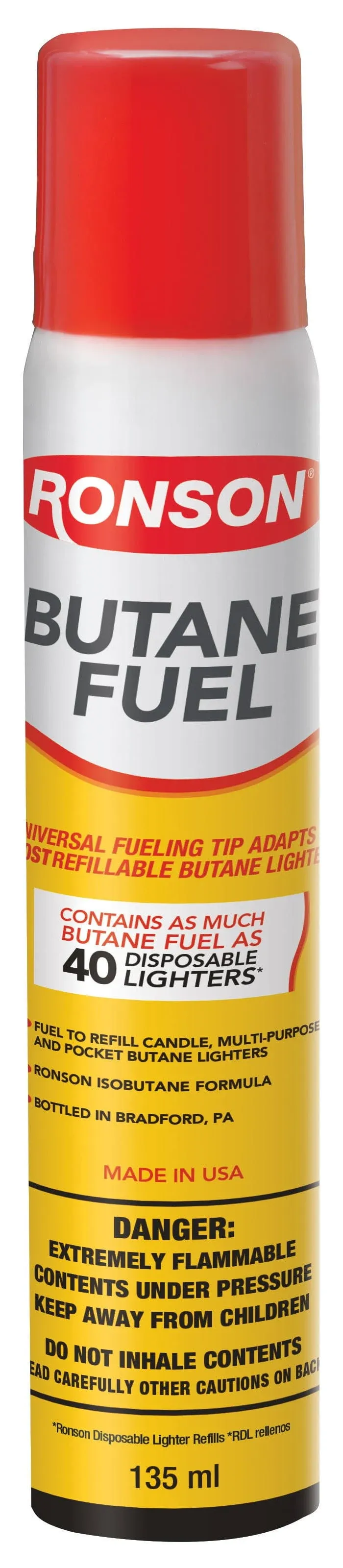 Ronson Multi-Fill Butane Fuel, Ultra - 2.75 oz