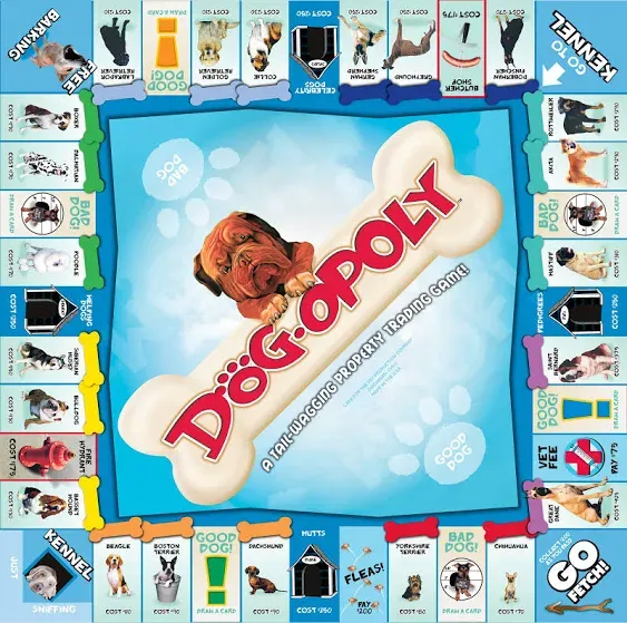 Monopoly Dog-Opoly Game Monopoly Board Game