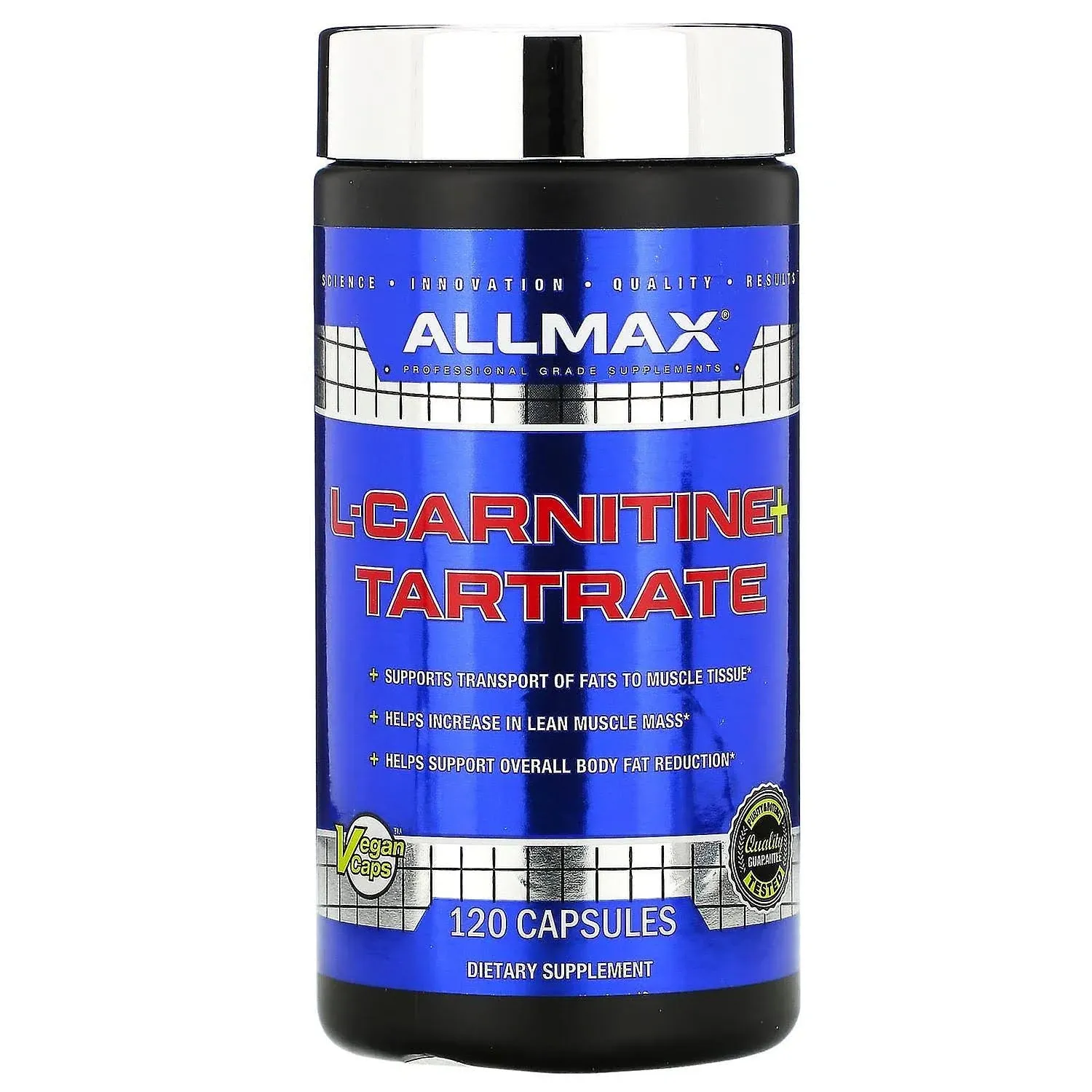 Allmax Nutrition L-Carnitine + Tartrate - 120 Caps