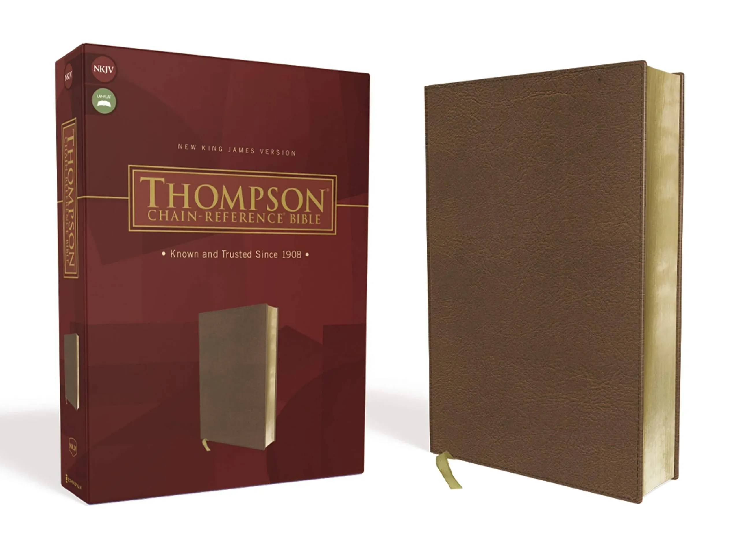 NKJV Thompson Chain-Reference Bible Red Letter Edition [Brown] [Book]