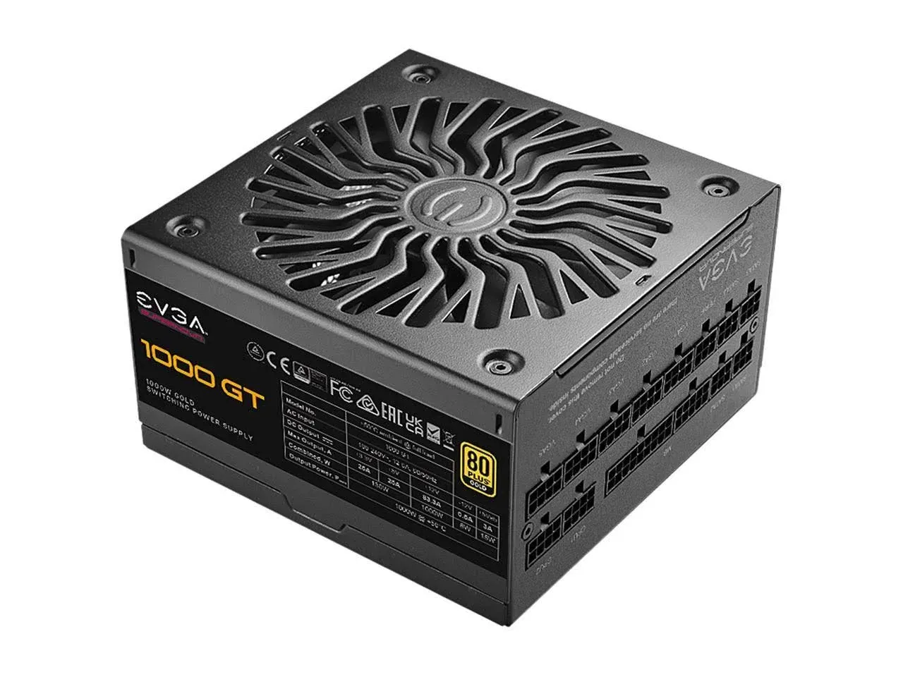 EVGA Supernova 1000 GT 80 Plus Gold 1000W Fully Modular Power Supply