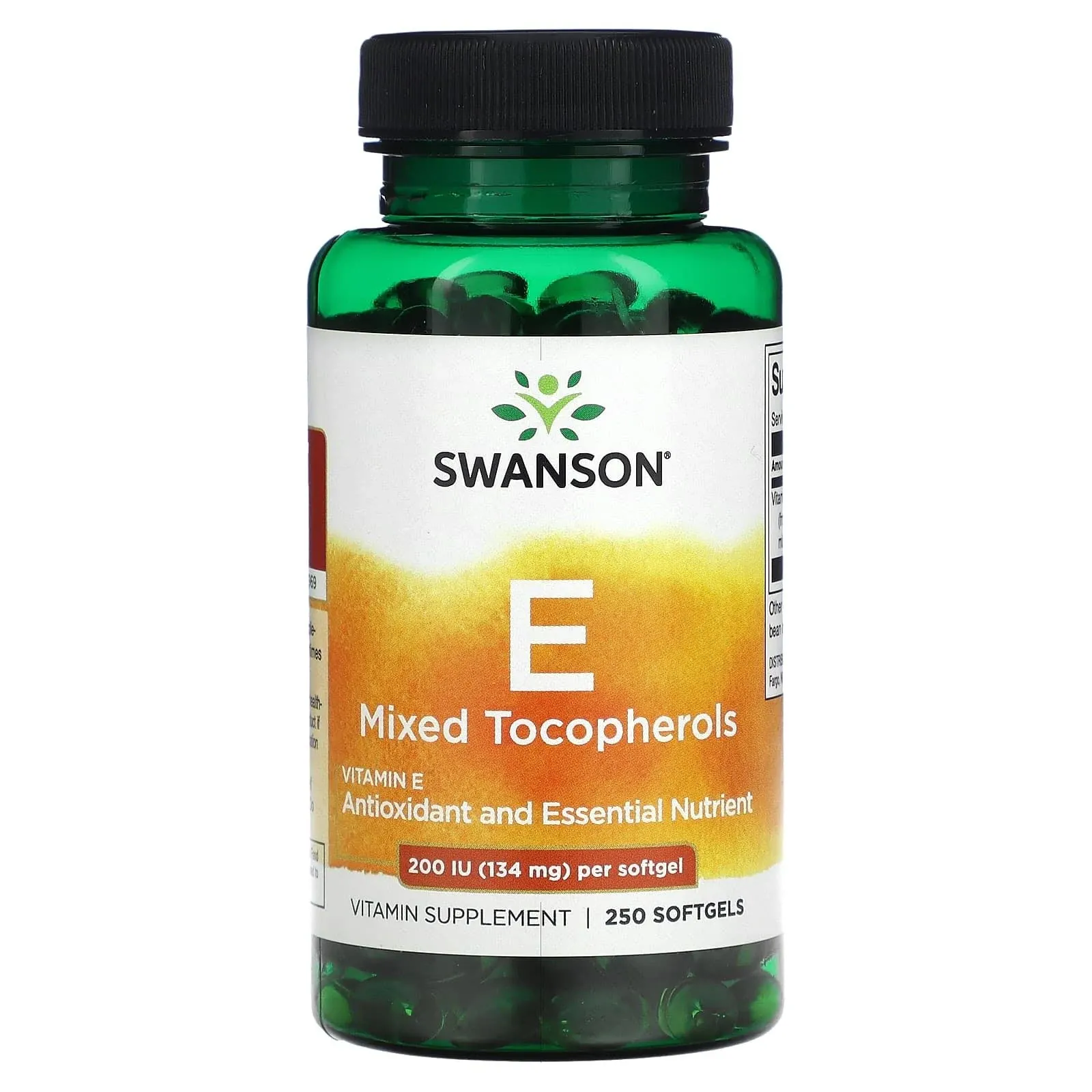 Swanson Vitamin E Mixed Tocopherols 400 IU 250 Softgels