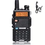 Radioddity UV-5X (UV-5G) GMRS Radio, Long Range Walkie Talkies Rechargeable, Two Way Radio with NOAA Weather Alerts & Scan, GMRS Handheld Radio for Adults, Support Chirp, 1 Pair, Elevate Your Set Up