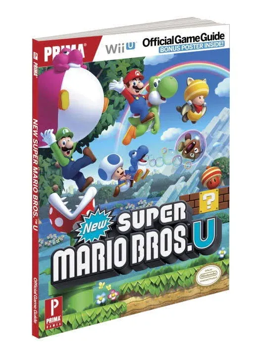 New Super Mario Bros. U Nintendo Official Guidebook