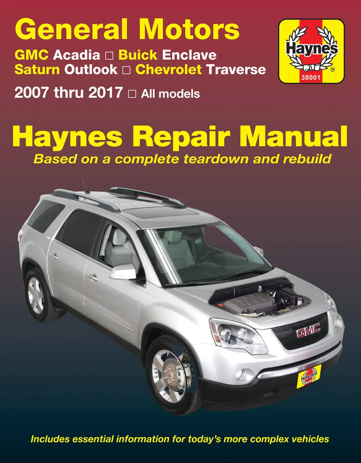 2011 GMC Acadia Repair Manual - Sold individually 38001 by Haynes Manuals®