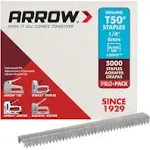 Arrow T50 1/4" Staples