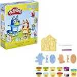 Play-Doh Bluey Make 'n Mash Costumes Playset for Kids 3 Years and Up with 11 Cans of Modeling Compound, Non-Toxic