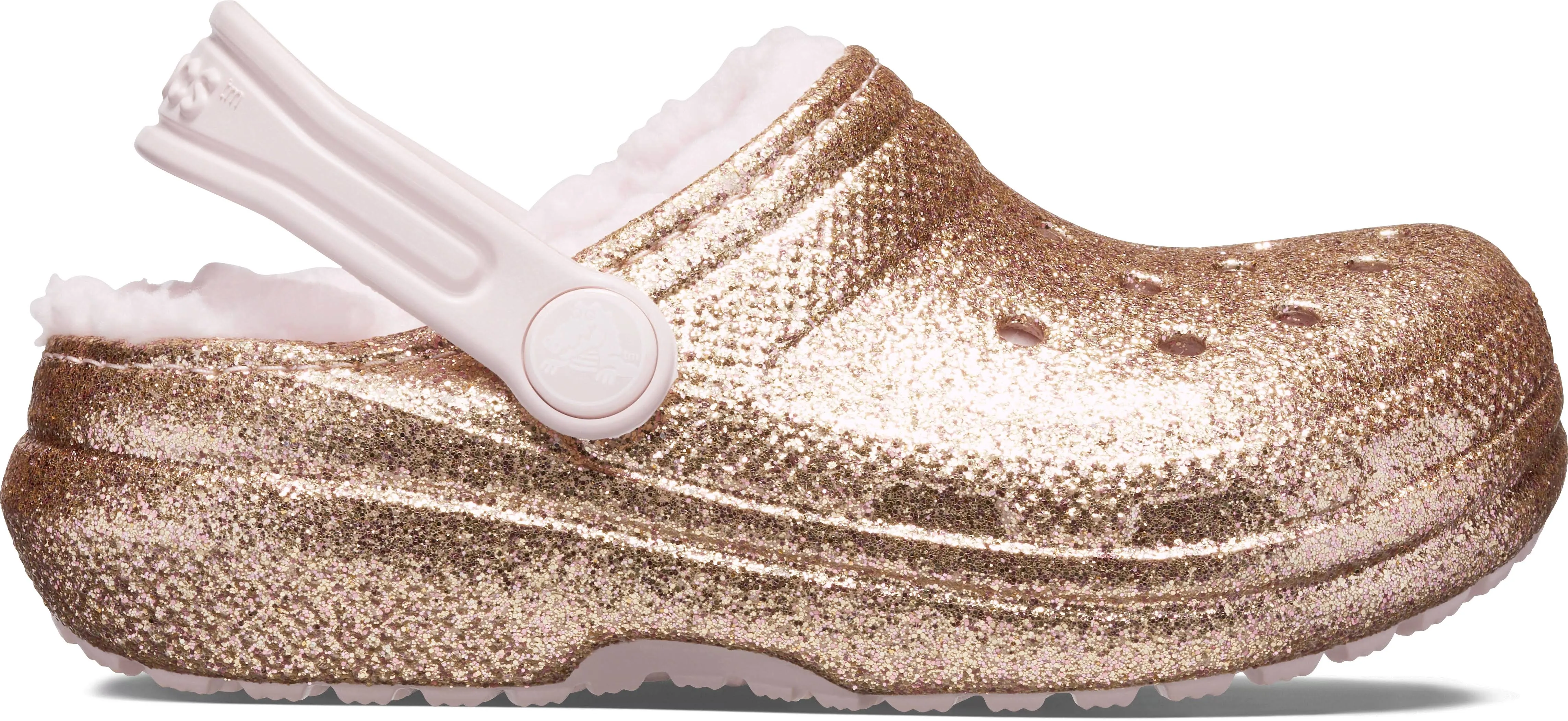 Crocs Unisex-Child Classic Glitter Lined Clog