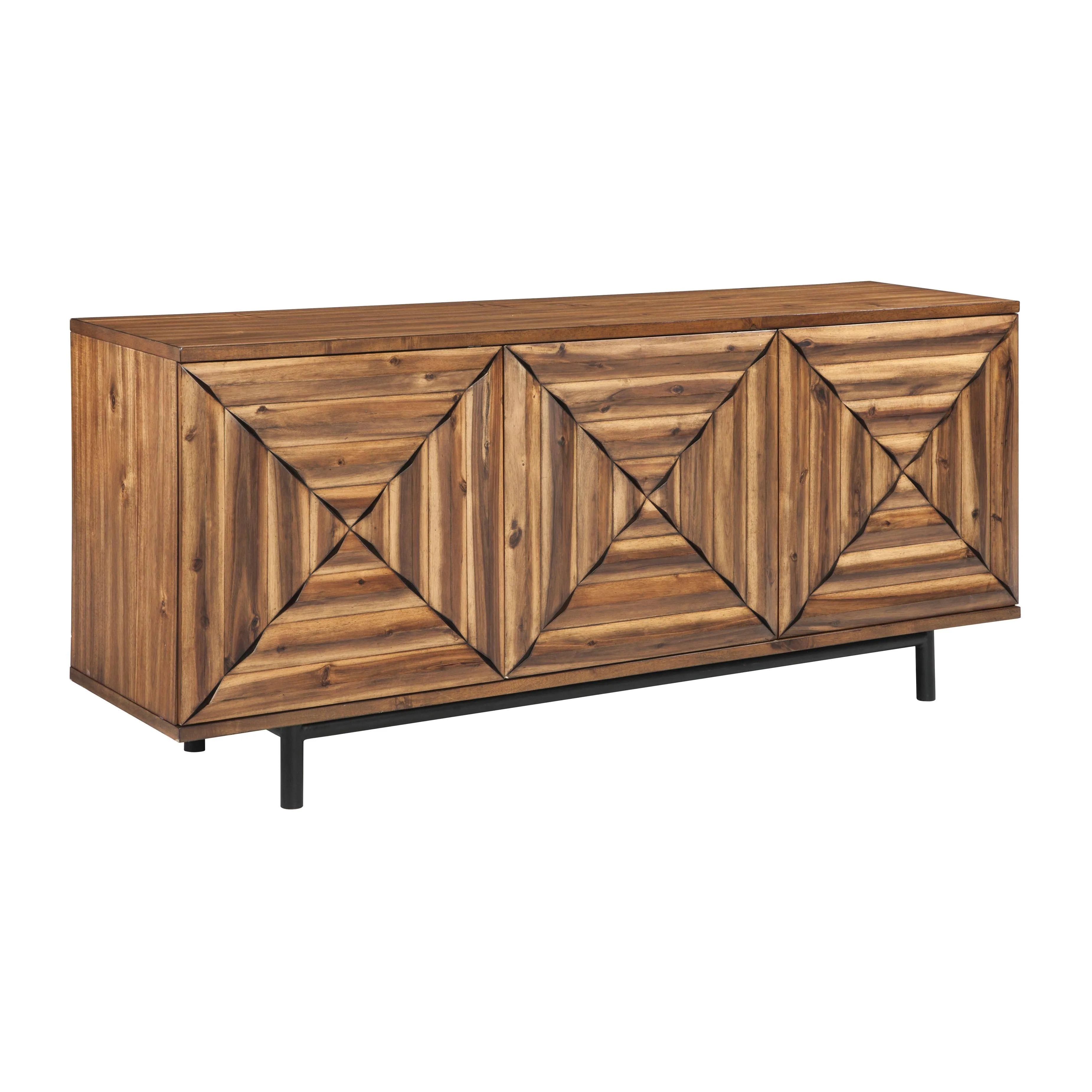 Fair Ridge Warm Brown Accent Cabinet