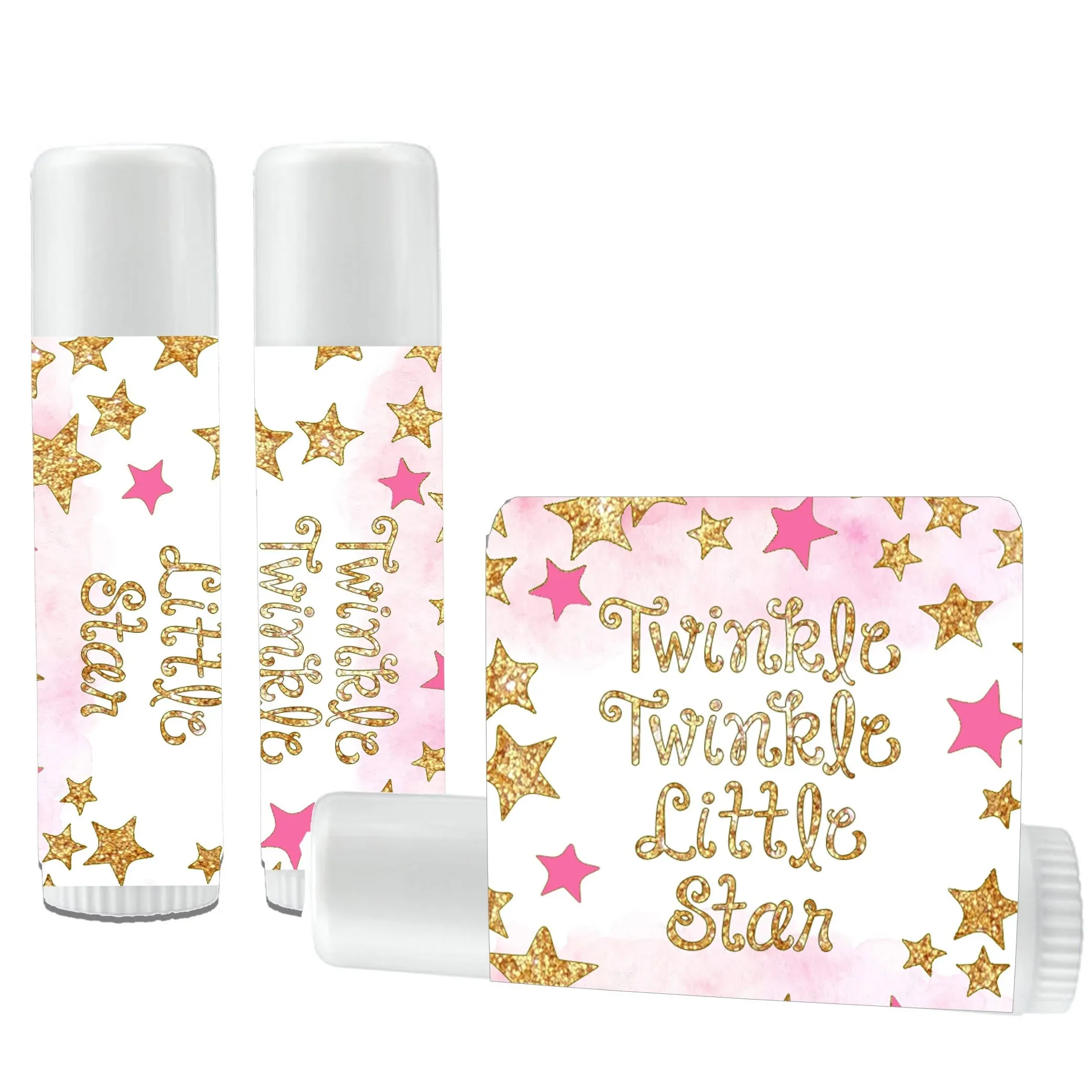 12 Twinkle Twinkle Little Star Lip Balms - Twinkle Little Star Theme Lip Balms ...