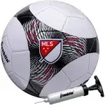 Franklin Sports MLS Pro Vent Soccer Ball - Soft Cover - Official Size and Weight Soccer Ball - Air Pump Included