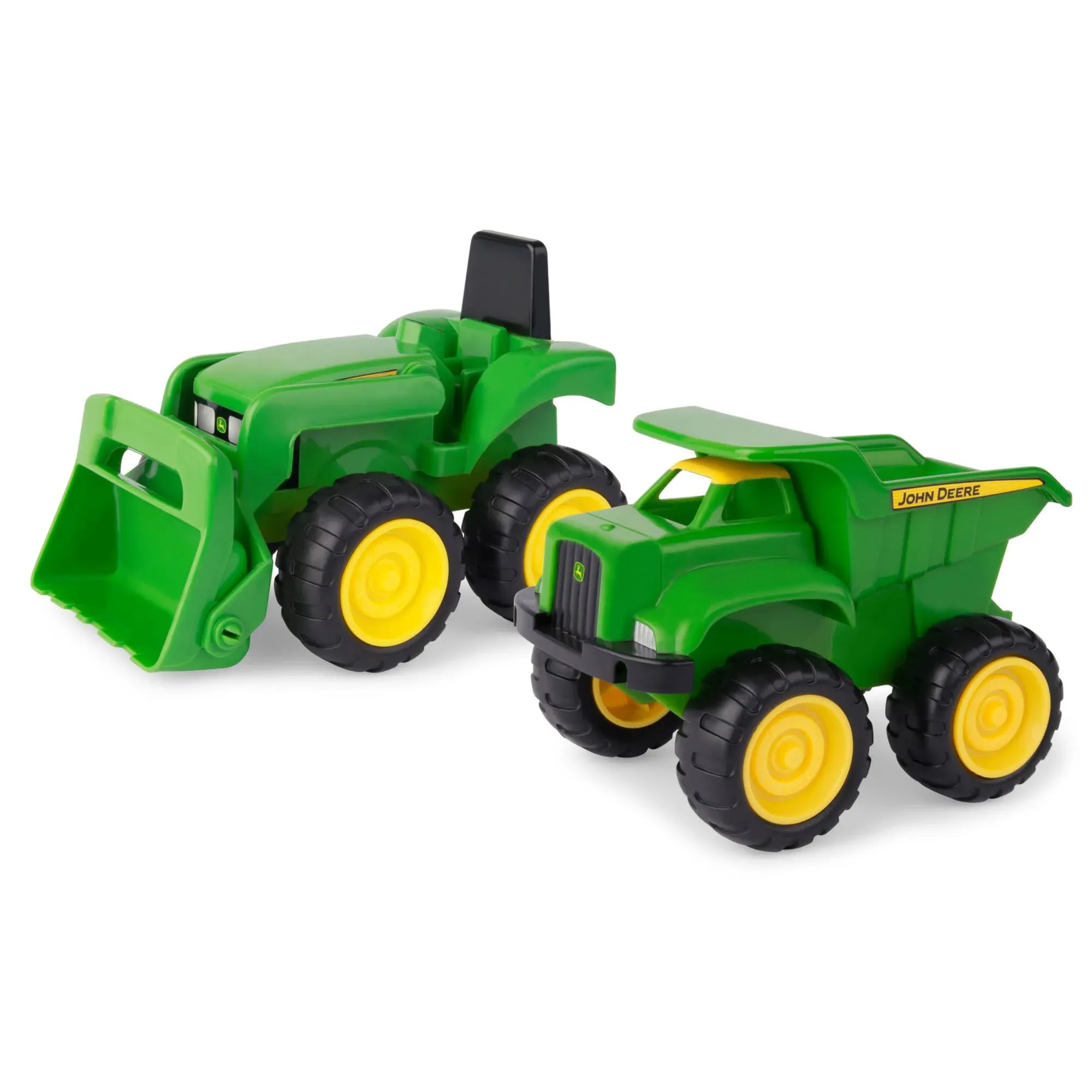 Dump Truck Toy and Tractor Toy with Loader - Kids Outdoor Toys -  2 Count