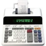 Sharp EL-1901 - 12 Digit Paperless Printing Calculator