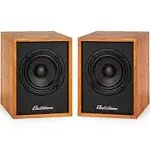 Electrohome Huntley Powered Bookshelf Speakers with Built-in Amplifier, 3" Drivers, Bluetooth 5, RCA/Aux