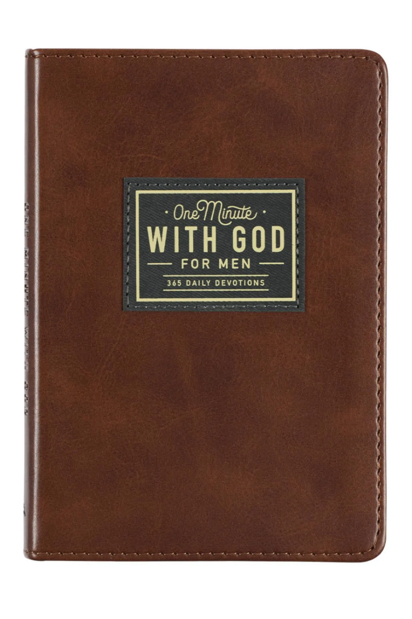 One Minute with God for Men 365 Devotions, Brown Faux Leather Flexcover [Book]