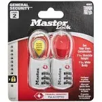 Master Lock 4688T Padlock Set, Blue- 2 Pack