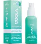 COOLA Organic Scalp Spray & Hair Sunscreen Mist With SPF 30, Dermatologist Tested Hair Care For Daily Protection, Vegan And Gluten Free, Ocean Salted Sage, 2 Fl Oz