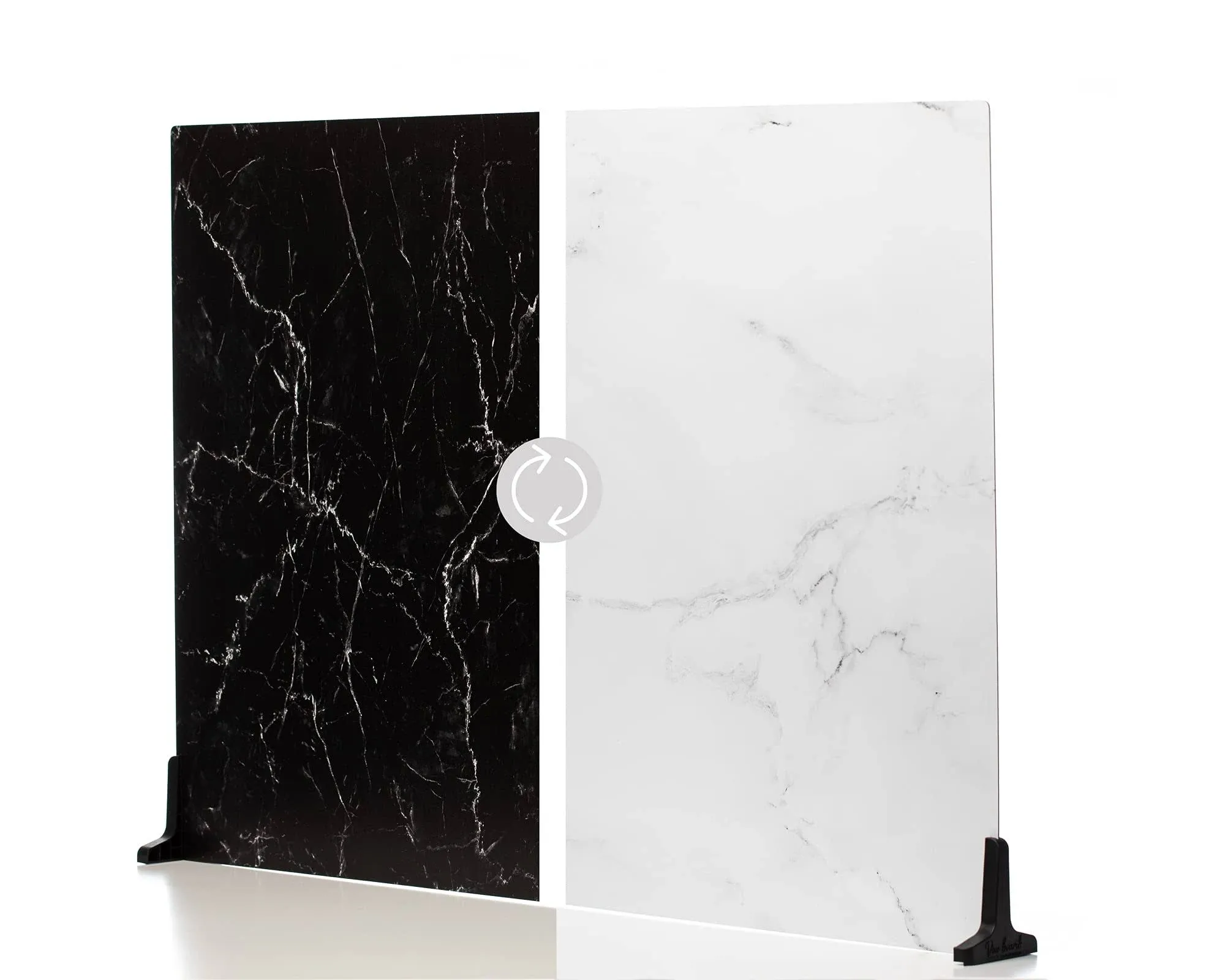 V-FLAT WORLD Duo-Board Double-Sided Background (Onyx Marble / Alpine Marble, 30 x 40")