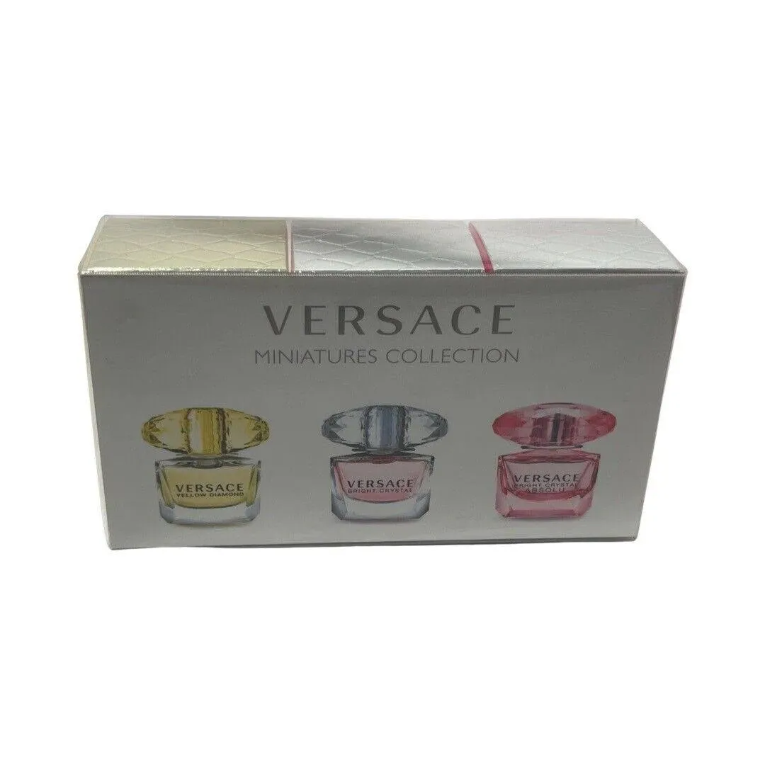 Versace Miniature Variety Trio Collection Perfume Gift Set for Women