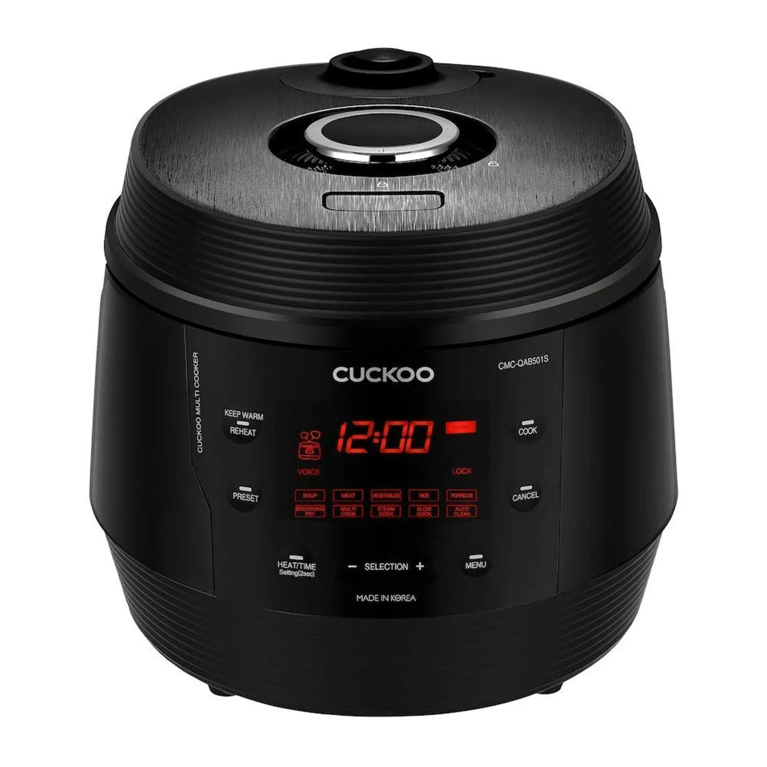 CUCKOO CMC-QAB501SB | 5QT. Standard 8-in-1 Pressure Cooker | 10 Menu Options: Sl