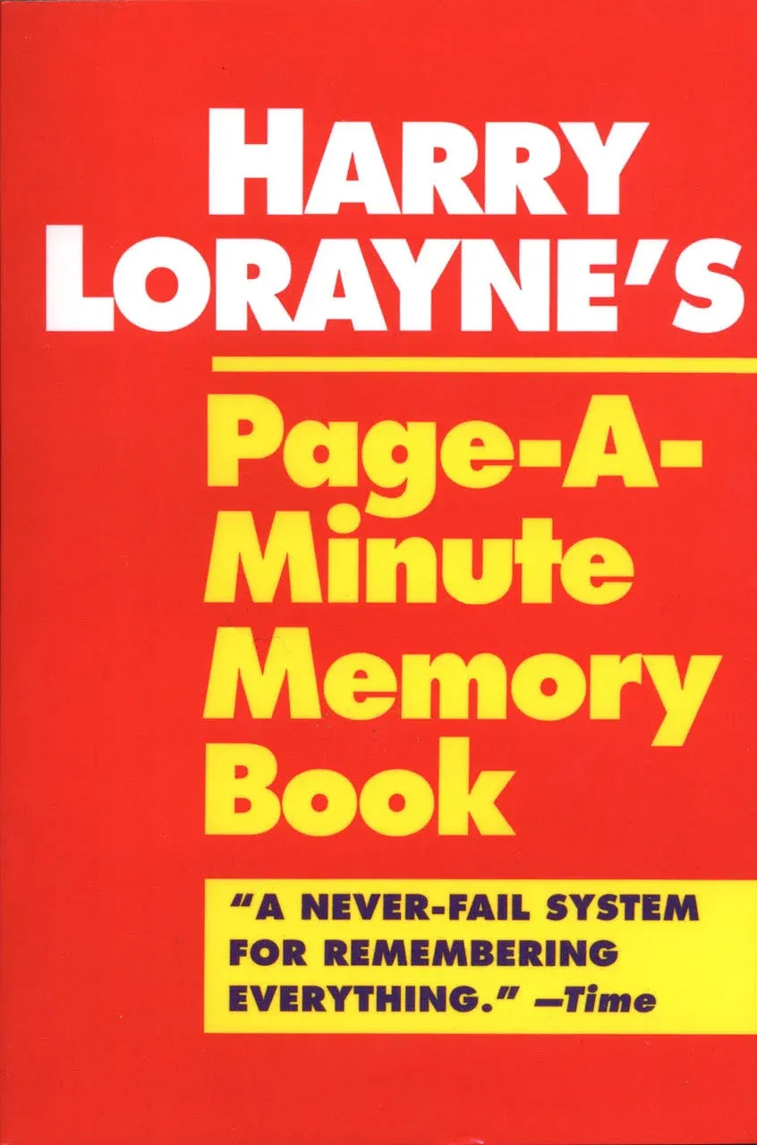 Harry Lorayne's Page-a-Minute Memory Book [Book]