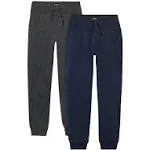 Lee Boys' Sweatpants - 2 Pack Basic Cozy Active Fleece Jogger Pants with Pockets (4-20)