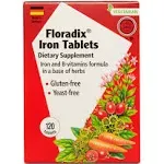 Floradix® 90J05120,  Iron Tablets Dietary Supplement  ,  Case of 1